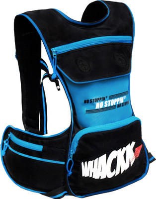 WHACKK Whizz Unisex Running Camping Hiking Motorcycle Hydration Bag(Blue, Backpack)