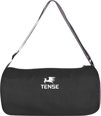 Tense Gym Bag Polyester/Unisex Gym Bags/Shoulder Bag for Men & Women(Black, Kit Bag)