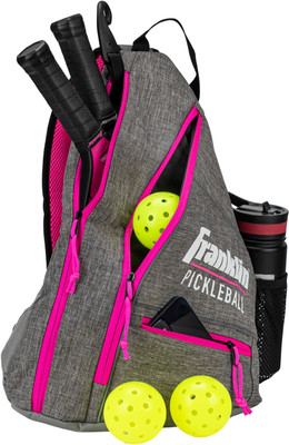 Franklin Sports Pickleball - Official Grey/Pink Trim(Sling Bag)