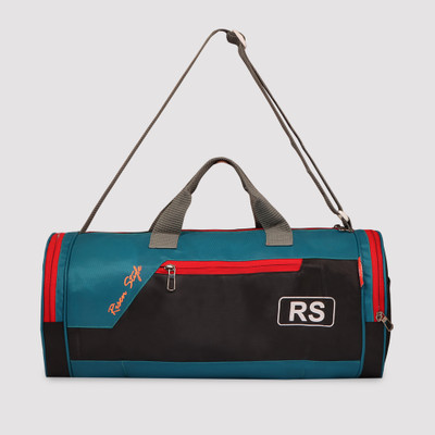 Risen style Duffle/Gym Bag/Shoulder Bag for Men & Women(Black, Kit Bag)