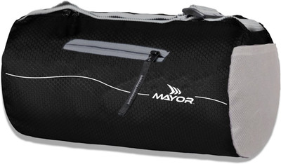 MAYOR Prime Gym Bag with Side Pocket(Black, Kit Bag)