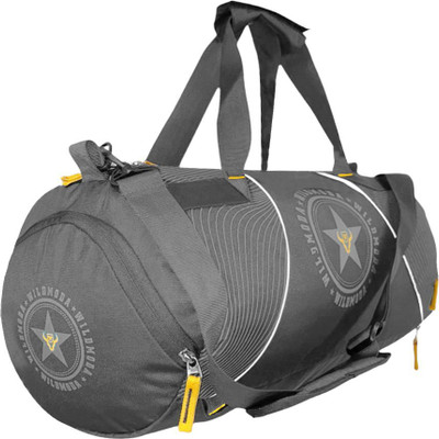 Wildmoda 40L Multi-Pockets Sport Travel Duffle Bag – Essential Gym, Travel & Sports Bag(Grey, Kit Bag)