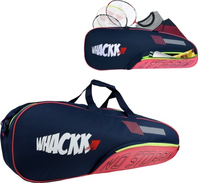 WHACKK Rally Tennis Badminton Squash Kit Bag/2 comp/backpack Duffel(Pink, Messenger Bag)