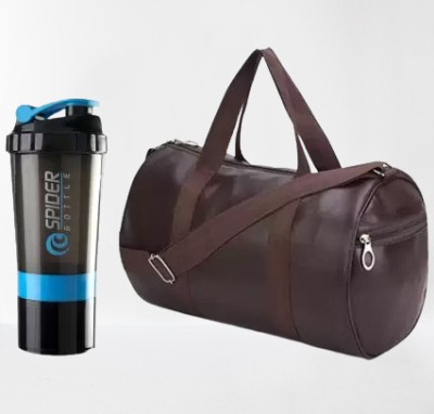 TRUE INDIAN Combo Fitness Kit Gym Duffel Bag with 500ml Shaker Bottle/Gym Bottle for Unisex(Multicolor, Kit Bag)