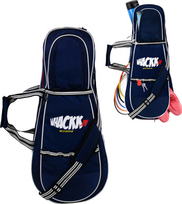 WHACKK Smash NB Red Tennis Badminton Squash Kit Cover Bag /2comp/ 4T 6B Racket(Blue, Backpack)