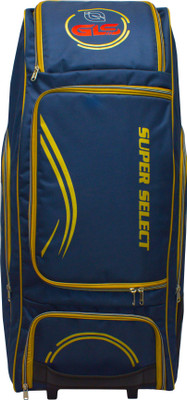 GLS Super Select Duffle Cricket Kit Bag with Bat and Shoe Pocket and Wheels(Blue, Kit Bag)