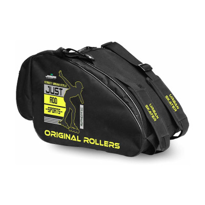 Jaspo Skates Bag For Roller Skates,Inline Skates,Quad Skates BlackYellow (12x11x9)inch(Kit Bag)