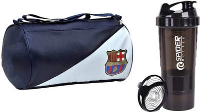 TRUE INDIAN combo sport bag for gym and travel with spider protein shaker bottle Gym(Multicolor, Kit Bag)