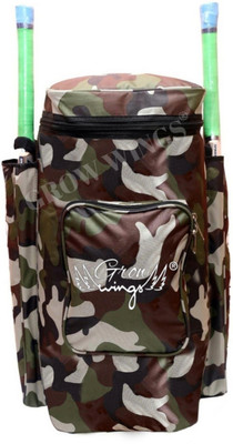 Grow wings Cricket Kit Duffle(Green, Kit Bag)