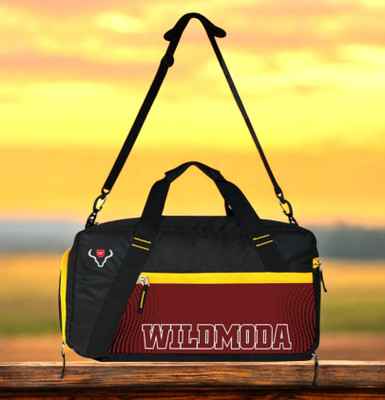 Wildmoda 35L Ultimate Sport Travel Duffel: Gym, Weekend & Adventure Ready(Black, Kit Bag)