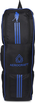 AEROCRAFT Best Cricket Kit Bag MSD With Heavy Padded Nylon Material (Black,Kit Bag)(Black, Kit Bag)