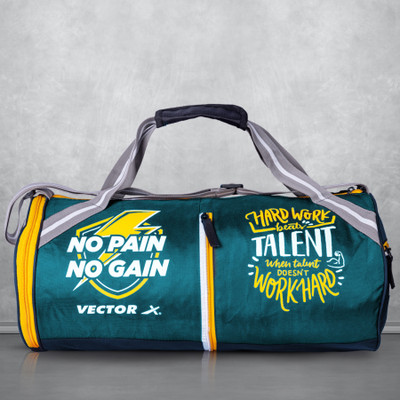 VECTOR X No Pain No Gain Gym bag(Red, Kit Bag)