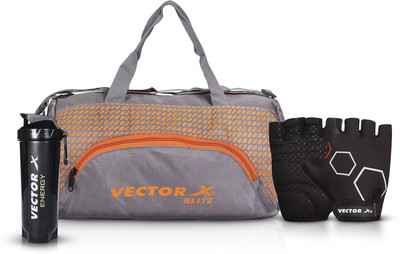 VECTOR X Blitz Multipurpose Gym Bag With Shaker & Gloves(Kit Bag)