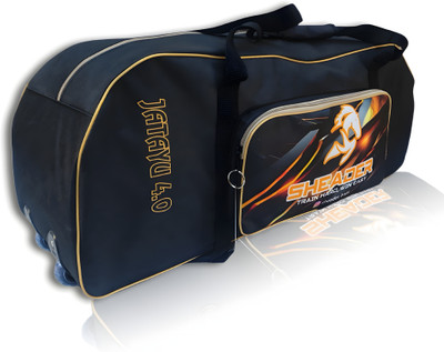 SHEADER CRICKET KIT BAG JAYAYU 4.0 PITTHO STYLE WHEEL BAG 3D PRINT(Gold, Wheeler)