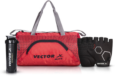 VECTOR X Blitz Multipurpose Gym Bag With Shaker & Gloves(Kit Bag)