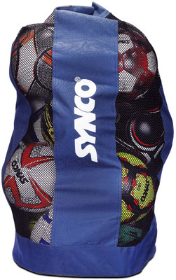 SYNCO Sports Ball Carrying Bag - Extra Large (Blue)(Drawstring Bag)