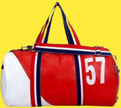 HouseOfCommon NEW Version Leatherite 57 Fitness Gym Bag/Duffel Bag_159(Kit Bag)