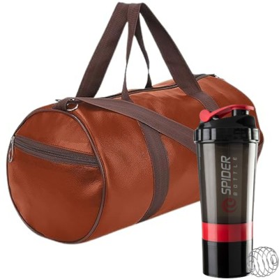 TRUE INDIAN sports gym shaker for men & women Protein gym shaker(Brown, Kit Bag)