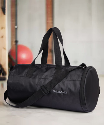 Nabaat EliteFit Gym for Men & Women Sports / Shoes Compartment(Black, Kit Bag)