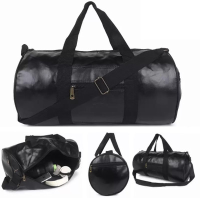 Raizex Duffel Gym Bag, Shoulder Gym Bag, Sports and Travel Bags for Multiperpose(Black, Kit Bag)