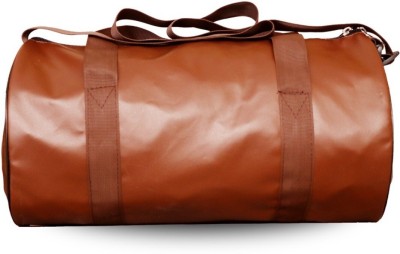 SSMFOX Gym solid duffel bag (brown)(Multicolor, Backpack)