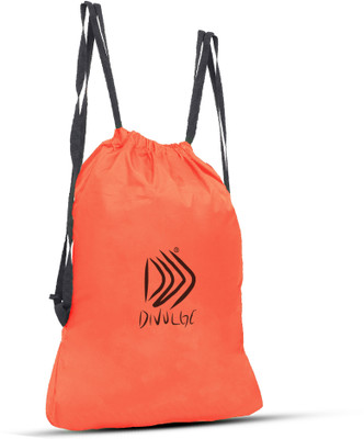 divulge Sports and Multi-utility backpack with drawstring pouch - 19 Liters(Black, Backpack)