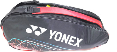 YONEX ACE2- 324-0226- Red/Black-BT6 Badminton/Tennis/Squash Racket Kitbag(Black, Kit Bag)