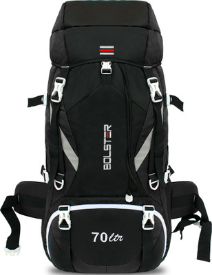 BOLSTER 70L Rucksack, trekking bag for Hiking, Camping, Trekking, & Extreme Adventures Rucksack  - 70 L(Black)