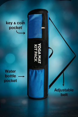 ADMARK Premium yoga mat kit bag for men & women ( standard size)(Blue, Kit Bag)