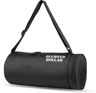 DIAMOND DOLLAR (Expandable) 15 L Gym Duffel Bag - Gym bag for Fitness| Sports and Travel| Black Gym Duffel Bag
