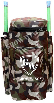 Grow wings Cricket Kit Duffle(Green, Kit Bag)