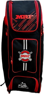 MRF Power 1.0 Duffle with Wheel Cricket Kit Bag, Lightweight, Durable 2025 Edition(Black, Kit Bag)