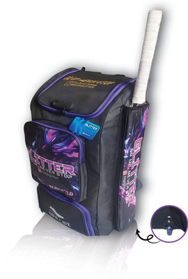 Glitter CRICKET KIT BAG ROBOT 3.0 CHARMING PURPLE PITTHO STYLE WITH WHEEL &PASSWORD LOCK(Purple, Kit Bag)