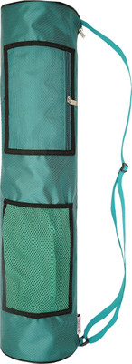 HouseOfCommon Full Zipper Yoga Mat Bag With Broad Shoulder Strap-Dark Orange(Kit Bag)