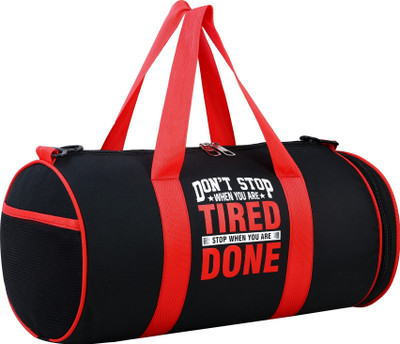 Dmade premium quality sports bag with separate shoe compartment water resistant(Red, Kit Bag)