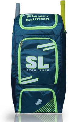 SL STAR LINER Player edition - Duffle Wheels Cricket kit Bag with Two Bat Pocket(Backpack)