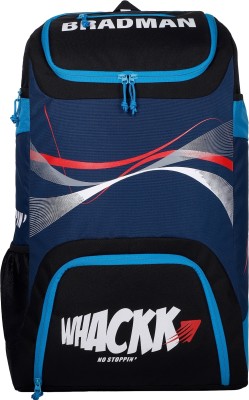 WHACKK Bradman Adult & Youth Cricket Kit Bag/Fits 14.7-inch Leg Pad(Blue, Kit Bag)