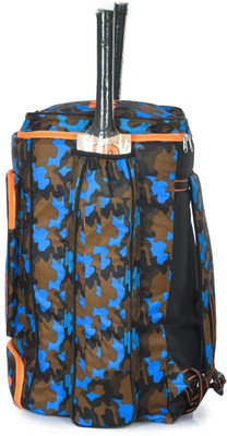 RAMASPORTS STRITER CRICKET KIT BAG WITH SHOES COMPARTMENT AND 2 BAT POCKET(Blue, Kit Bag)