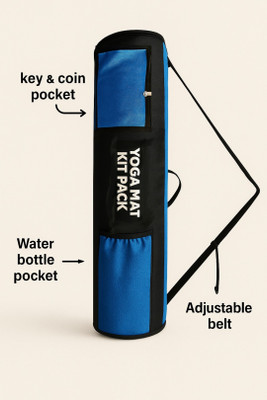 ADMARK Usefull Yoga Bag | Yoga mat case | Yoga cover | Yoga adjustable strip.(Black, Kit Bag)
