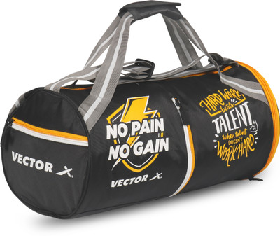 VECTOR X No Pain No Gain Gym Bag(Red, Kit Bag)