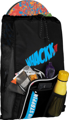 WHACKK Freestyle Blk 20L Unisex Beach Swimming Kit Bag water sports Bag Dry Wet pocket(Blue, Drawstring Bag)