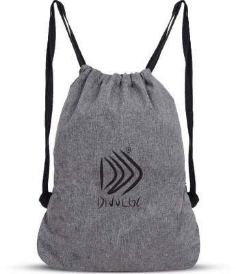 divulge Sports and Multi-utility backpack with drawstring pouch - 16 Ltrs 18.1 L Backpack(Grey)