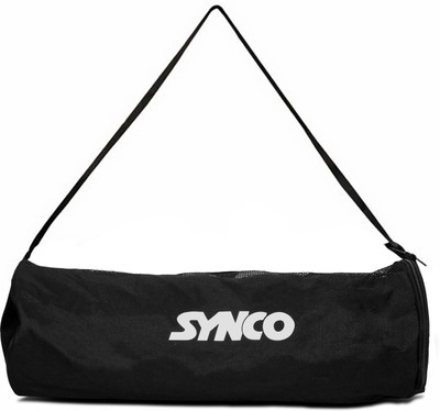 SYNCO Sports bag | Carrying Bag for 3 Balls | PVC Coated water resistant (Black)(Kit Bag)