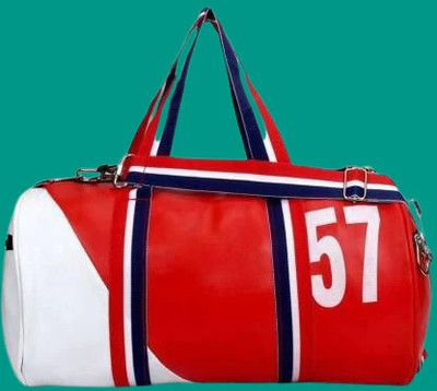 HouseOfCommon NEW Version Leatherite 57 Fitness Gym Bag/Duffel Bag_155(Kit Bag)