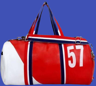 HouseOfCommon NEW Version Leatherite 57 Fitness Gym Bag/Duffel Bag_151(Kit Bag)