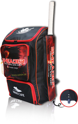SHEADER CRICKET KIT BAG DRAGON EDITION 5.0 PITTHO STYLE WITH WHEEL(Red, Wheeler)