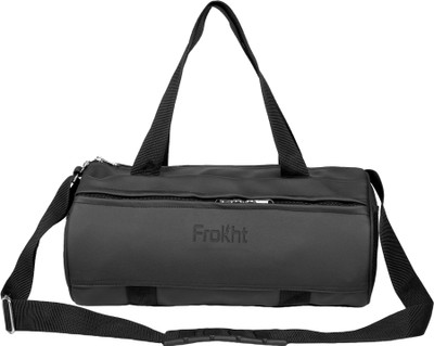 frokht ™American Foam Sport Duffle Bag For GYM , Dance Coaching College Traveling(Black, Kit Bag)