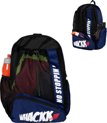 WHACKK Dolphin Blu Blk 20L Unisex Dry Wet Pocket Beach Swimming water sports Bag(Black, Backpack)