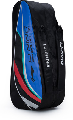 LI-NING Panther Badminton Kit Bag(Black, Kit Bag)
