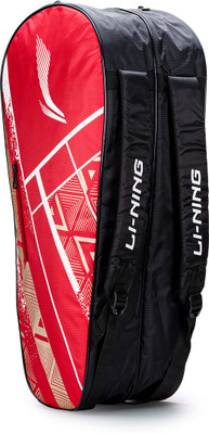 LI-NING Raider Max Badminton Kit Bag(Red, Kit Bag)